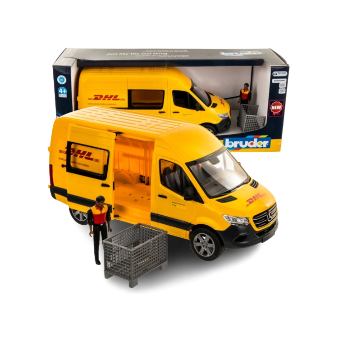 MB_SPRINTER_DHL_S_VOZAČEM Bruder Mercedes DHL dostava sa vozačem - Image 1