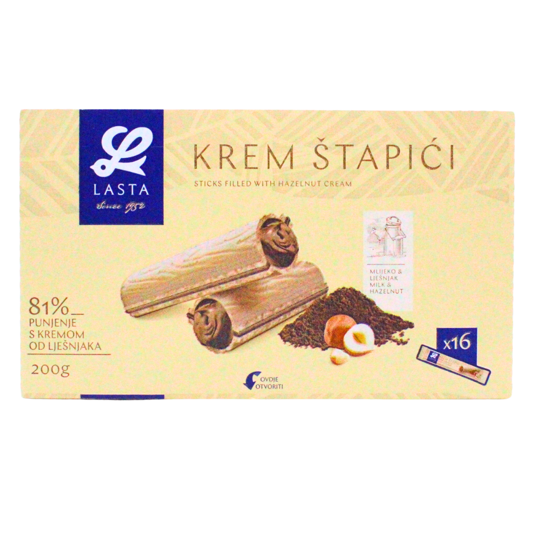 15 (1) Lasta krem štapići lješnjak 200g - Image 1