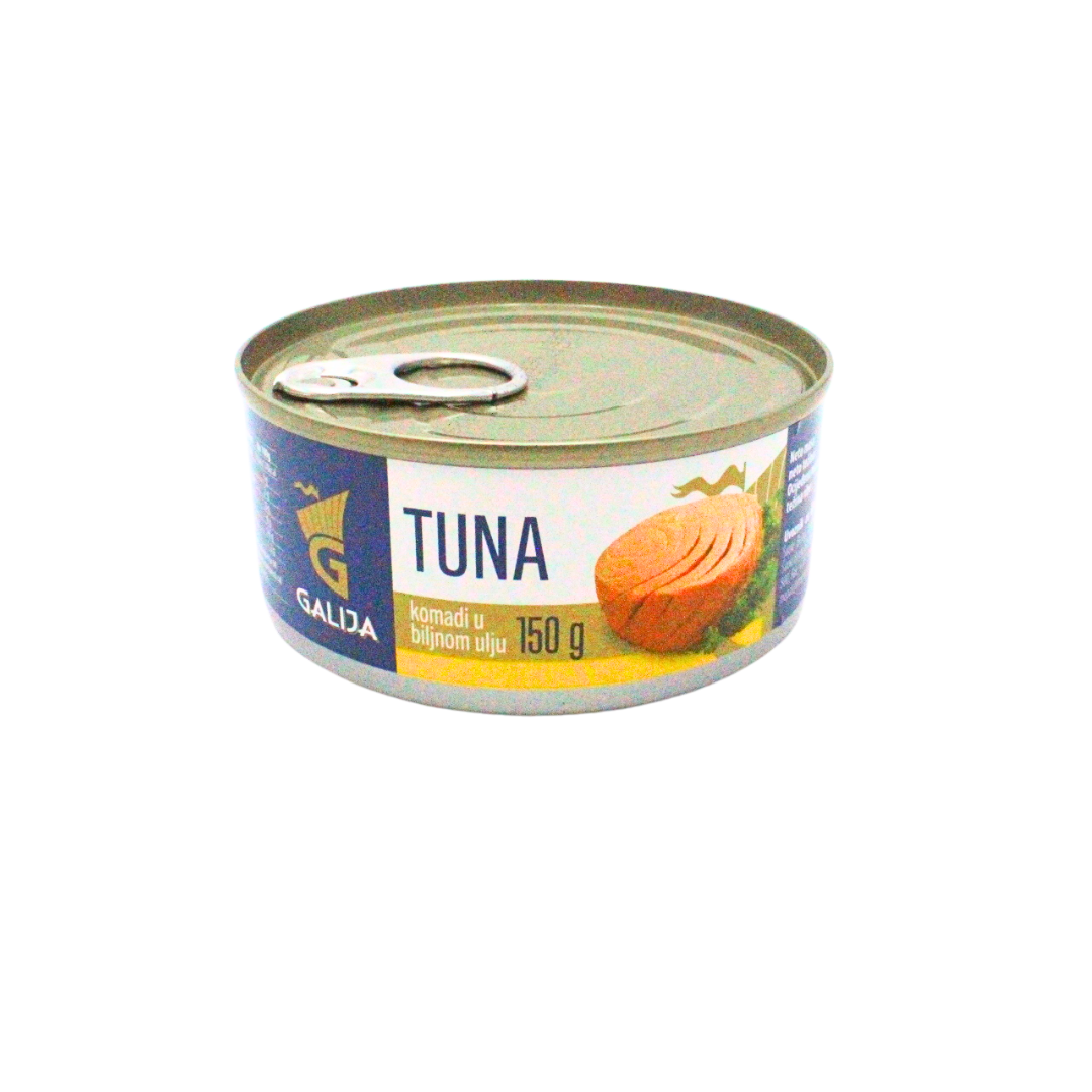 159 Tuna komadi u biljnom ulju 150g Galija - Image 1