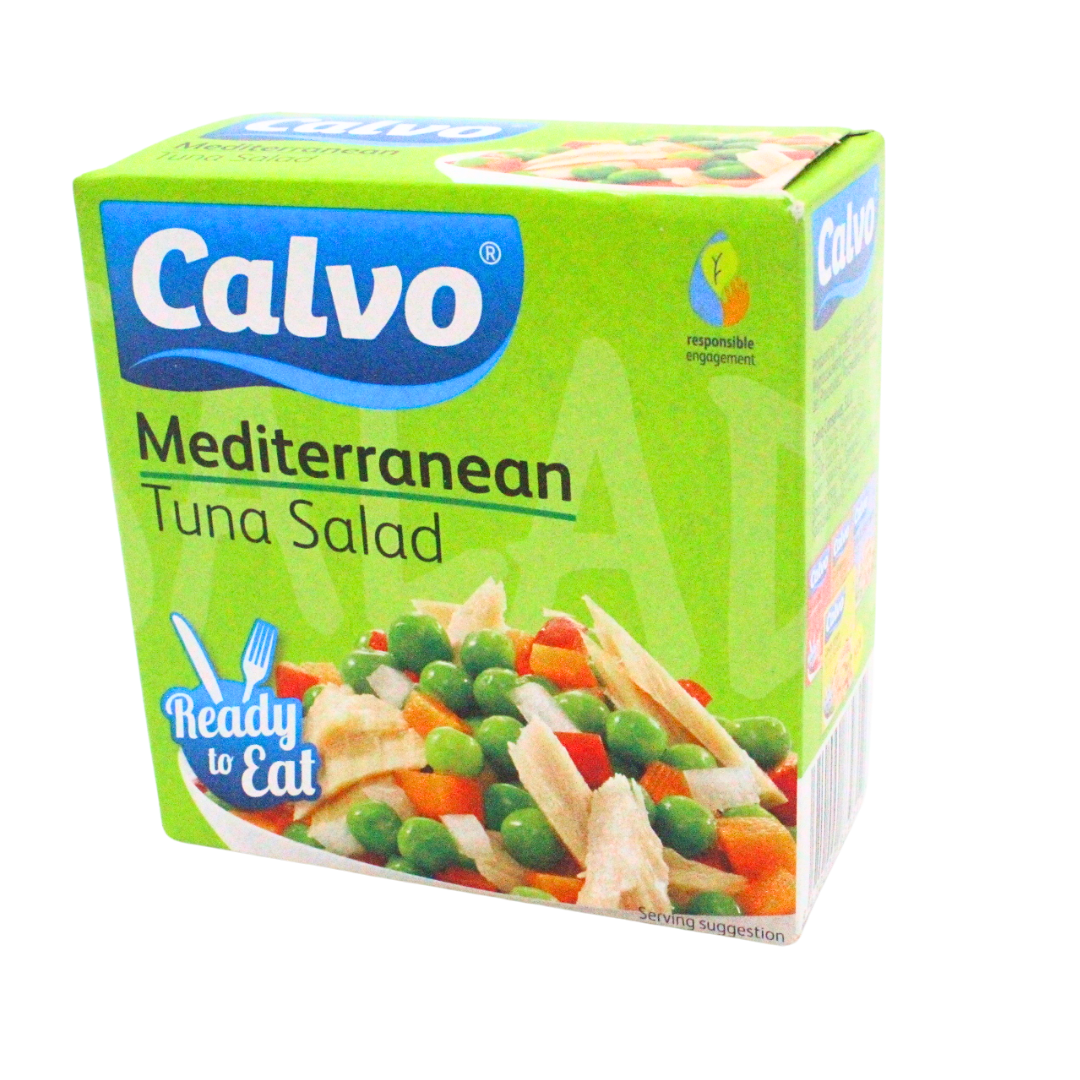 163 Tuna Mediterranean salad 150g Calvo - Image 1