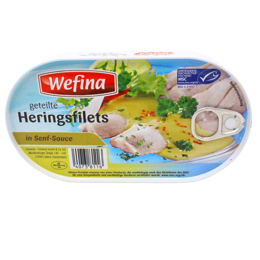 165 Wefina fileti haringe u senfu 200g - Image 1
