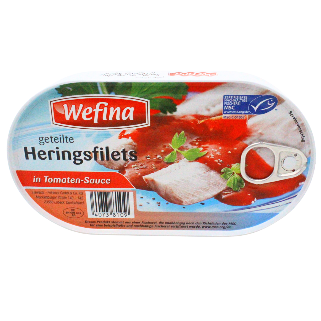 166 Wefina fileti haringe u paradajz sosu 200g - Image 1
