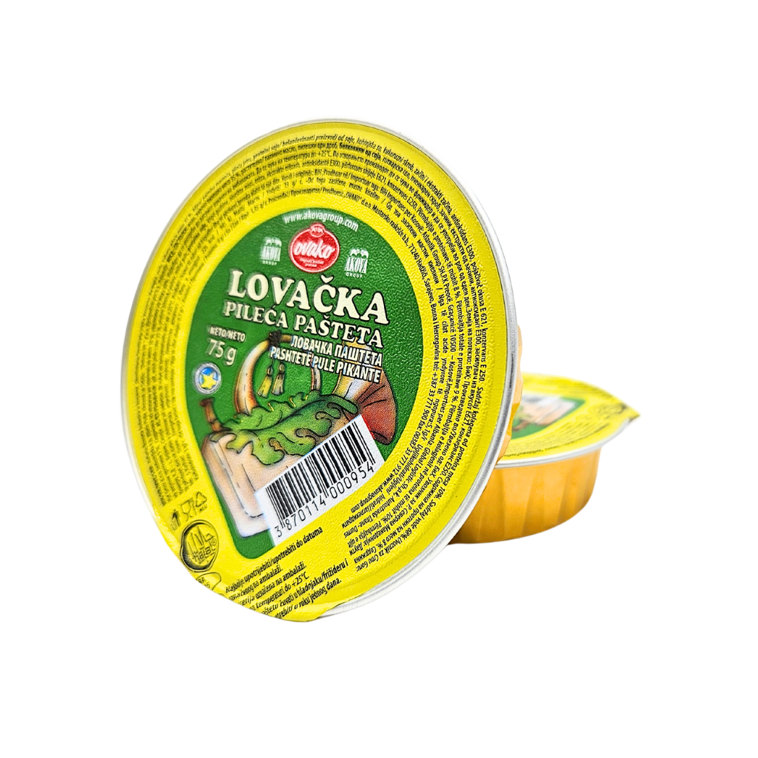 195 Pašteta lovačka pileća 75g Ovako - Image 1