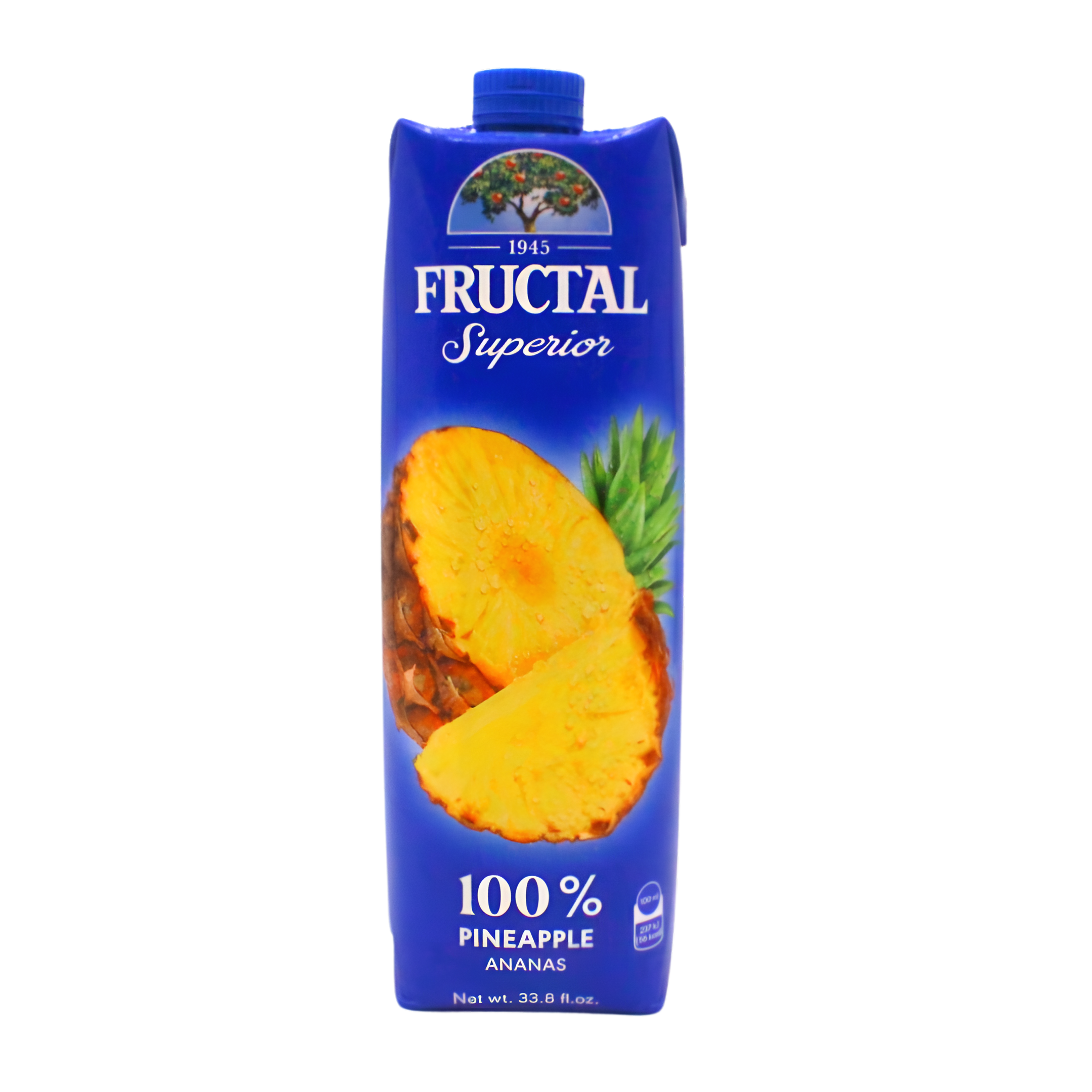 202-1 Sok ananas superior 100% 1l Fructal - Image 1