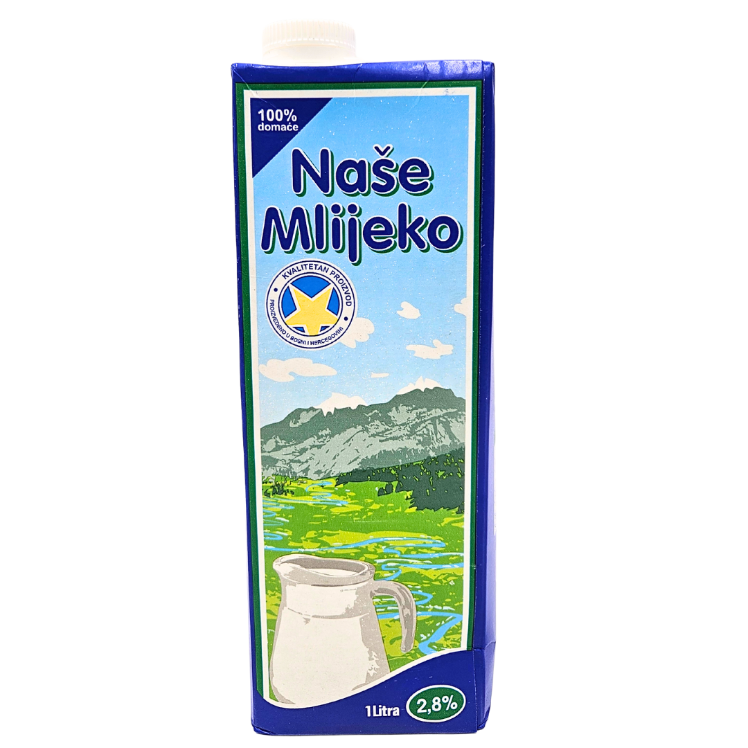 202 Naše mlijeko 2.8% m.m. 1l - Image 1