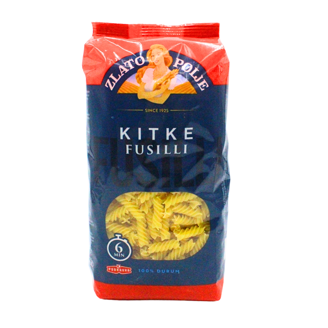 220 Makaroni Fusilli durum 500g Zlato Polje - Image 1