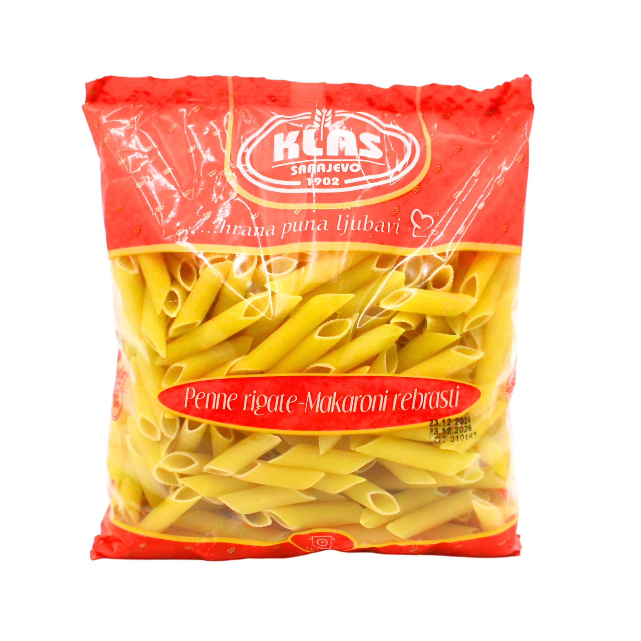 241-1 Makaroni rebrasti 400g Klas - Image 1