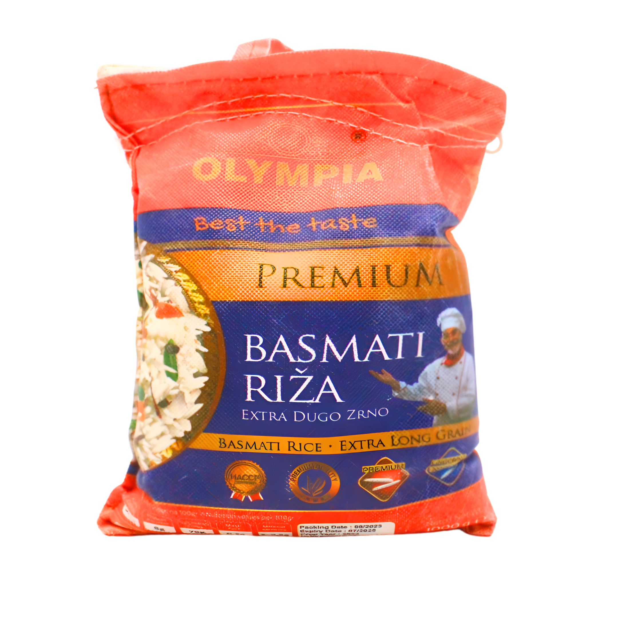 252-1 Riža Basmati dugo zrno 1kg Olympia - Image 1