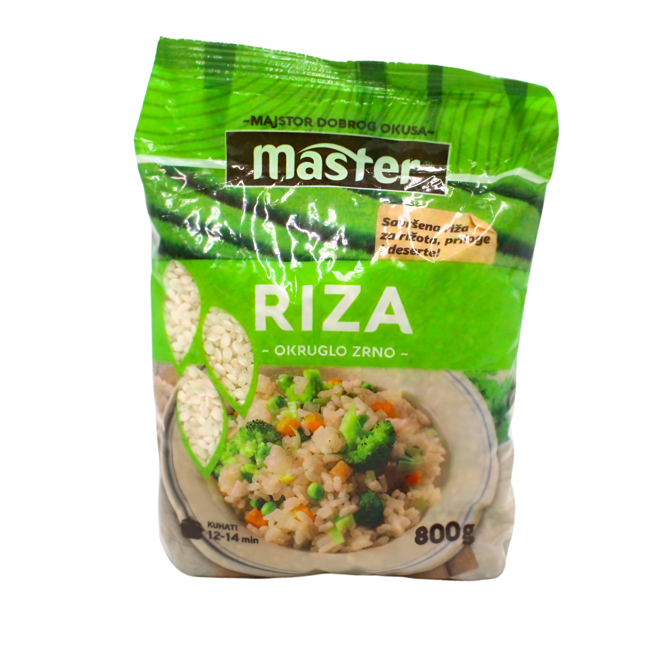 253-1 Riža okruglo zrno 800g Master - Image 1