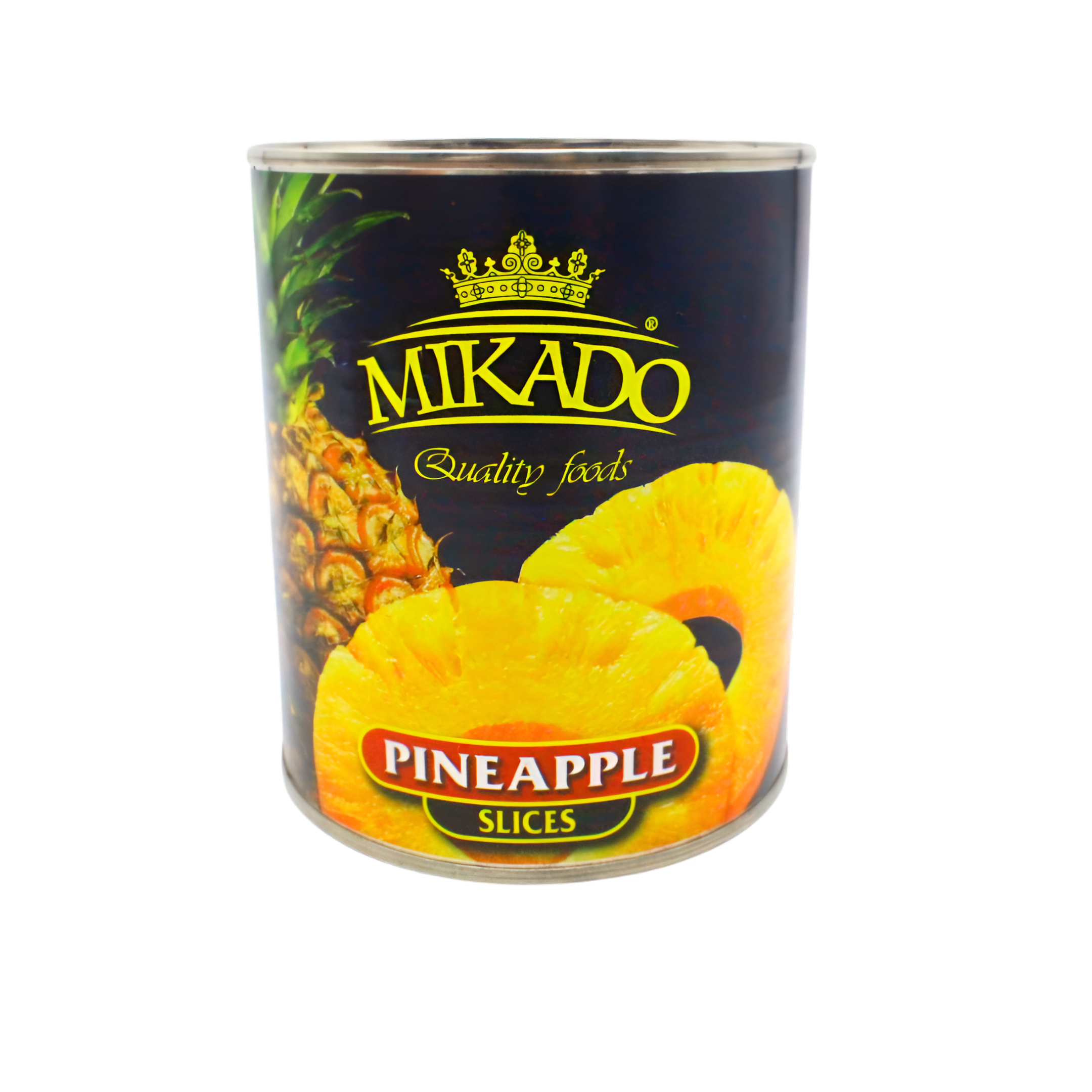 258-1 Kompot ananas kolut 850ml Mikado - Image 1