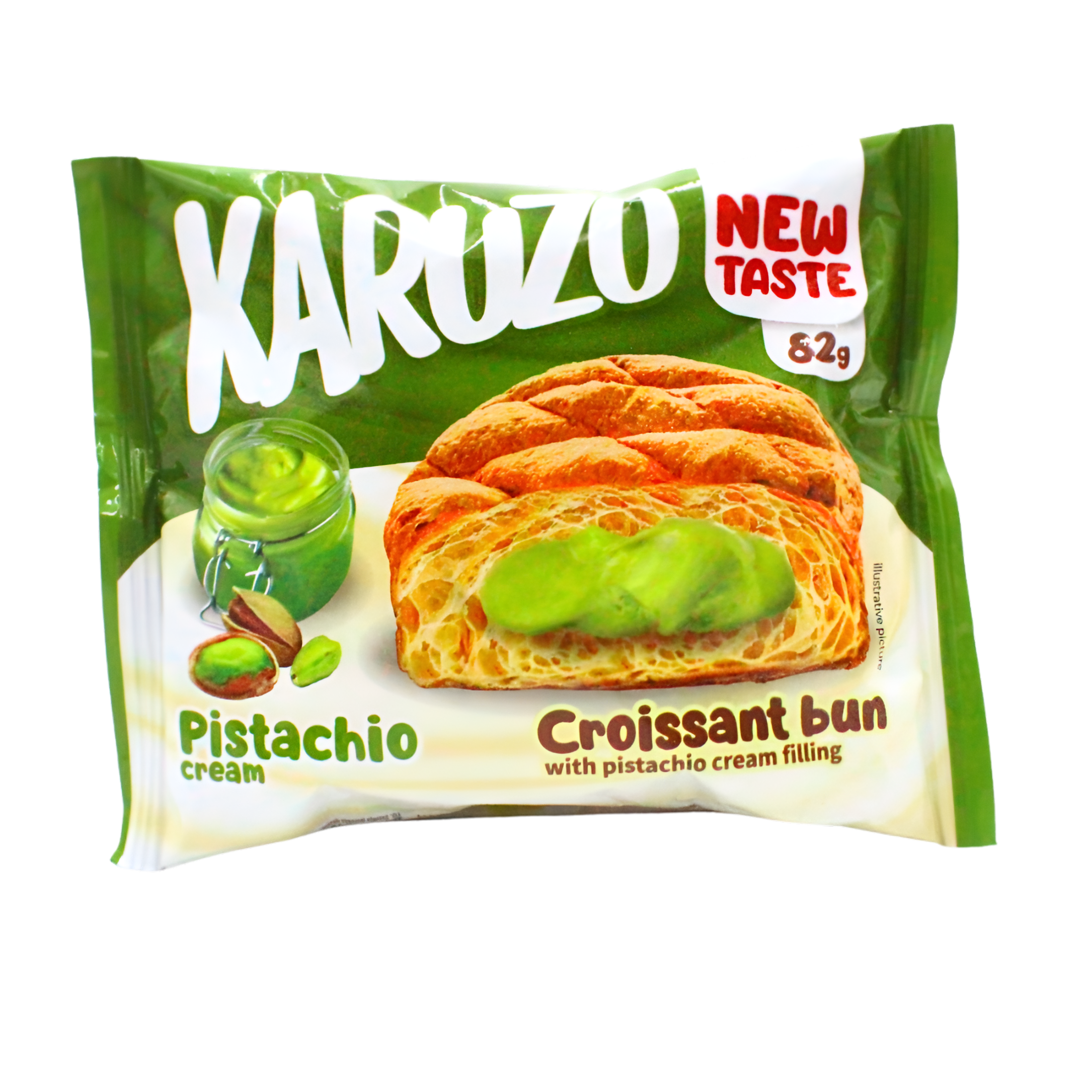 317-1 Kroasan od kreme pistacija 82g Karuzo - Image 1