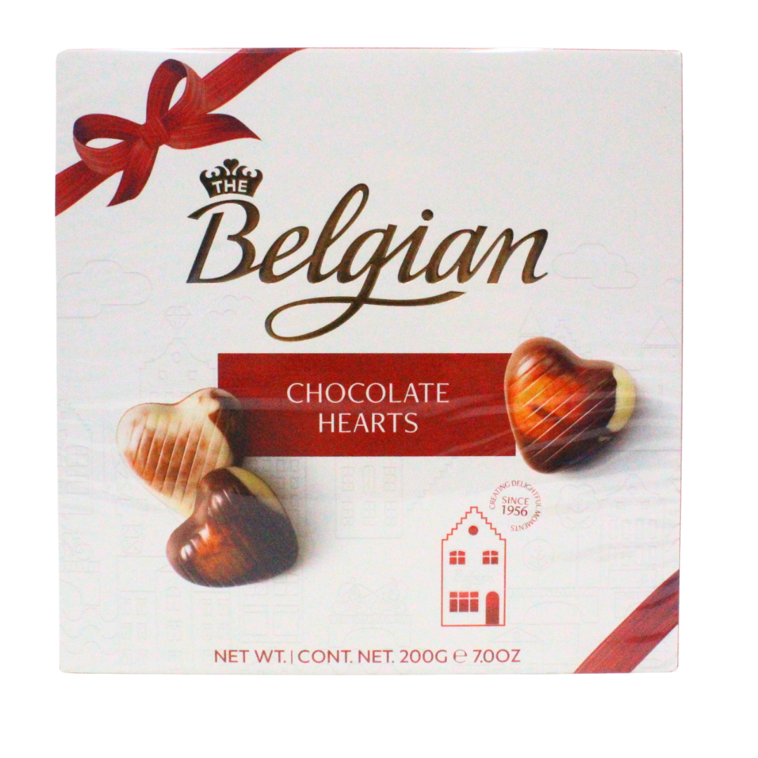 34 (3) Belgian čokoladna srca 200g - Image 1