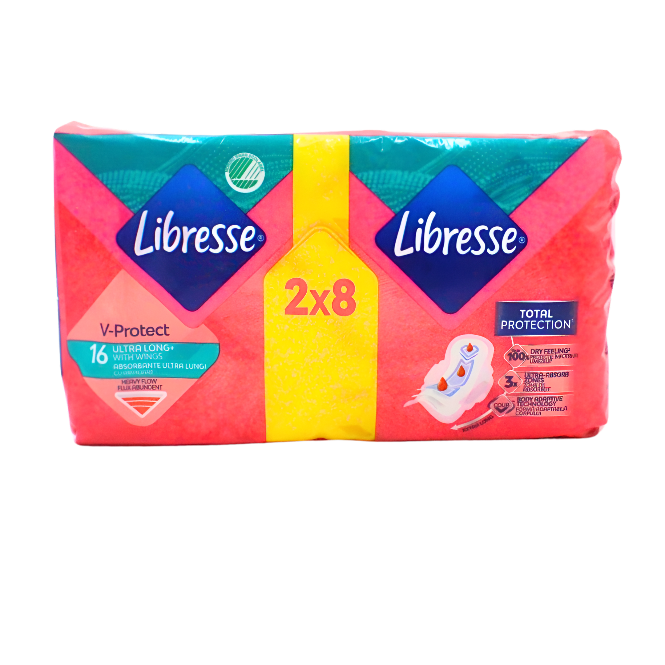 340-1 Libresse V-Protect higijenski ulošci sa krilcima- ultra long,16kom - Image 1