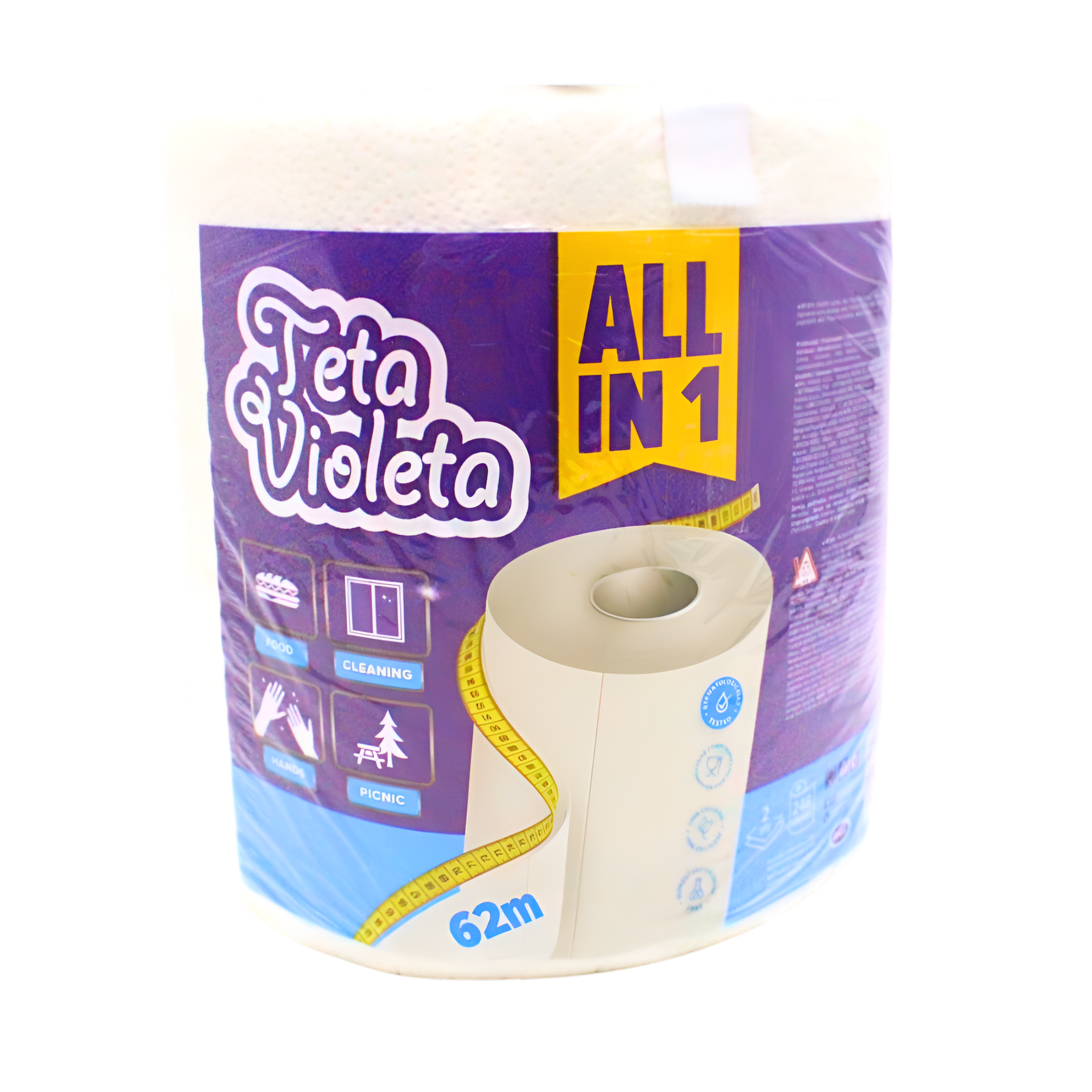 361-1 Ubrusi Teta Violeta All in 1 2-sloja - Image 1