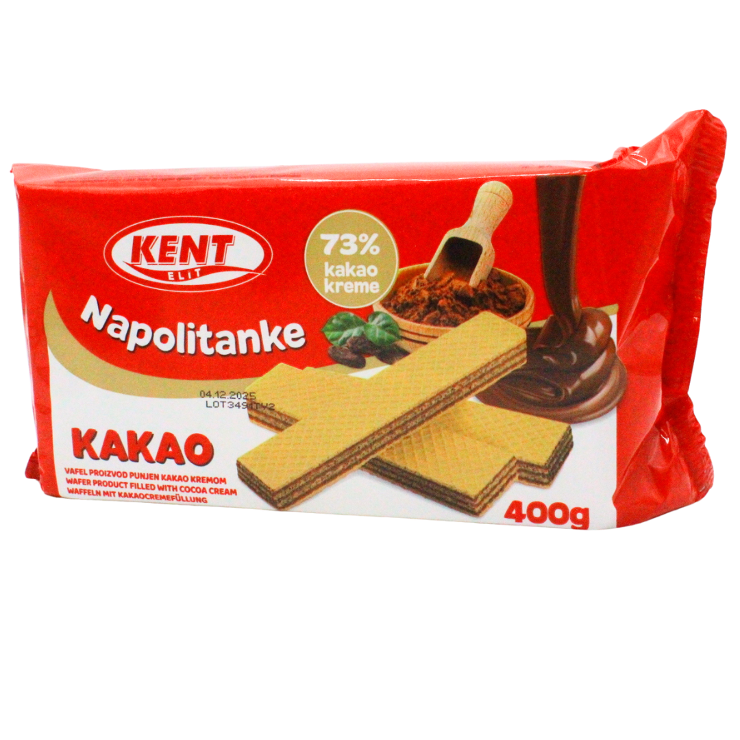 37 (2) Napolitanke kakao Kent 400g - Image 1