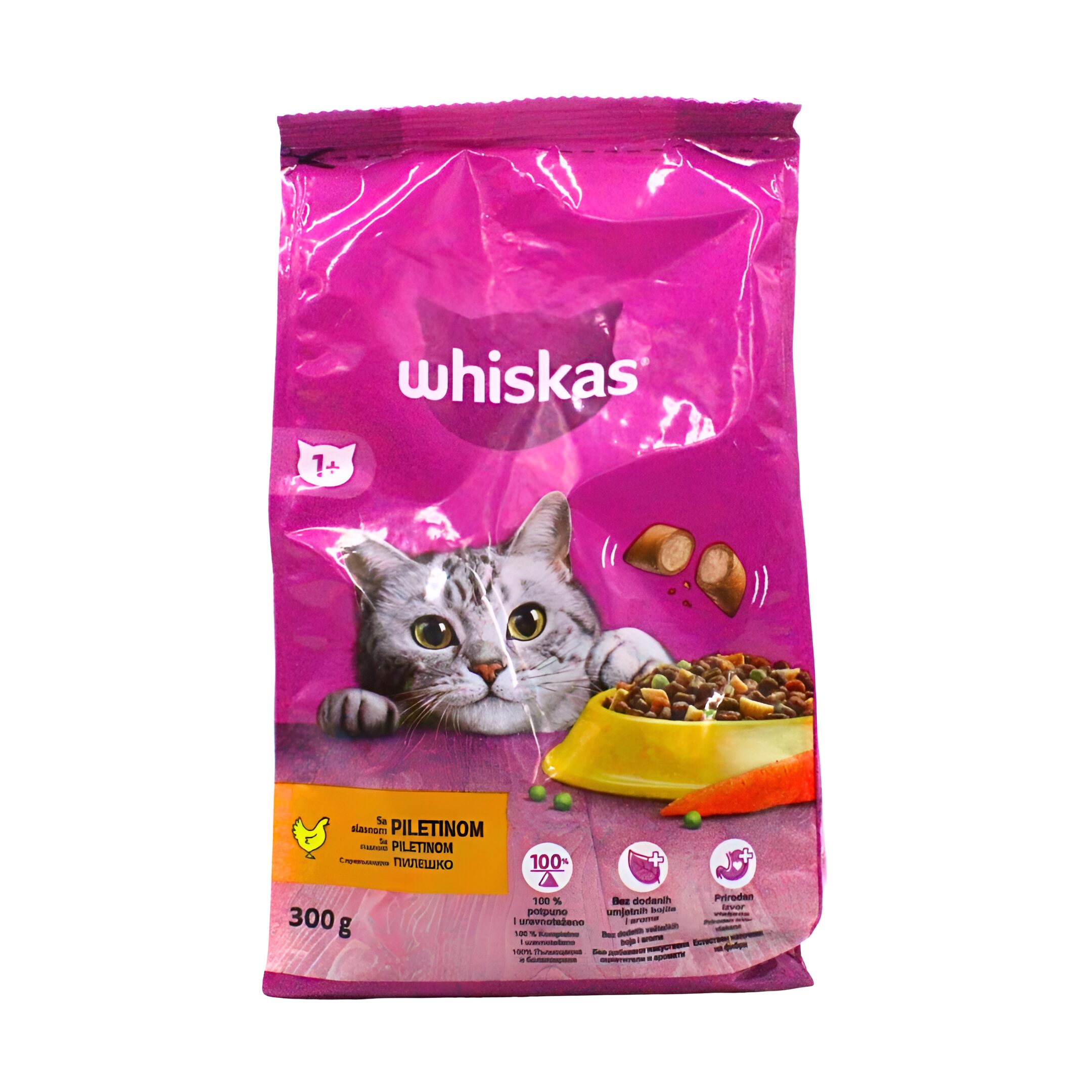 373-1 Suha hrana za odrasle mačke Whiskas-piletina 300g - Image 1