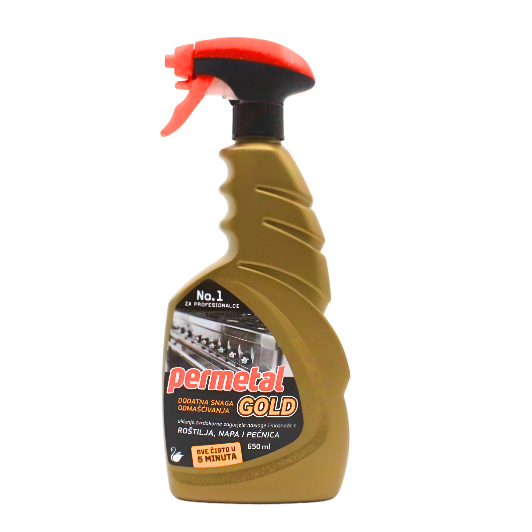431-1 Sredstvo za čišćenje roštilja i pećnica 650 ml Permetal gold - Image 1
