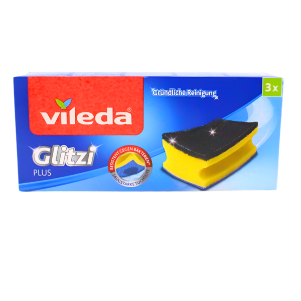 Vileda spužva glitzi plus 3 komada