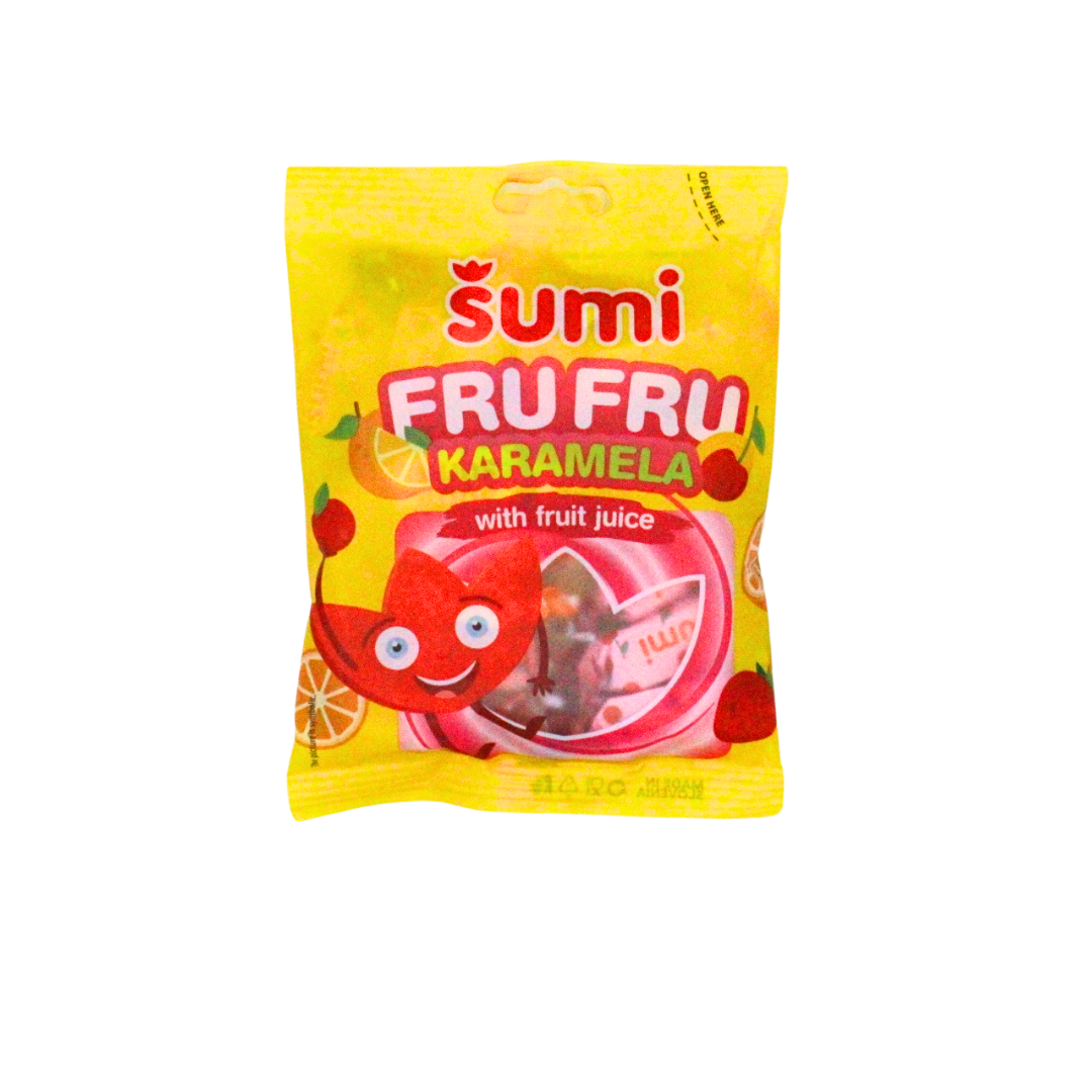 61 (1) Fru fru voćna karamela 100g Šumi - Image 1