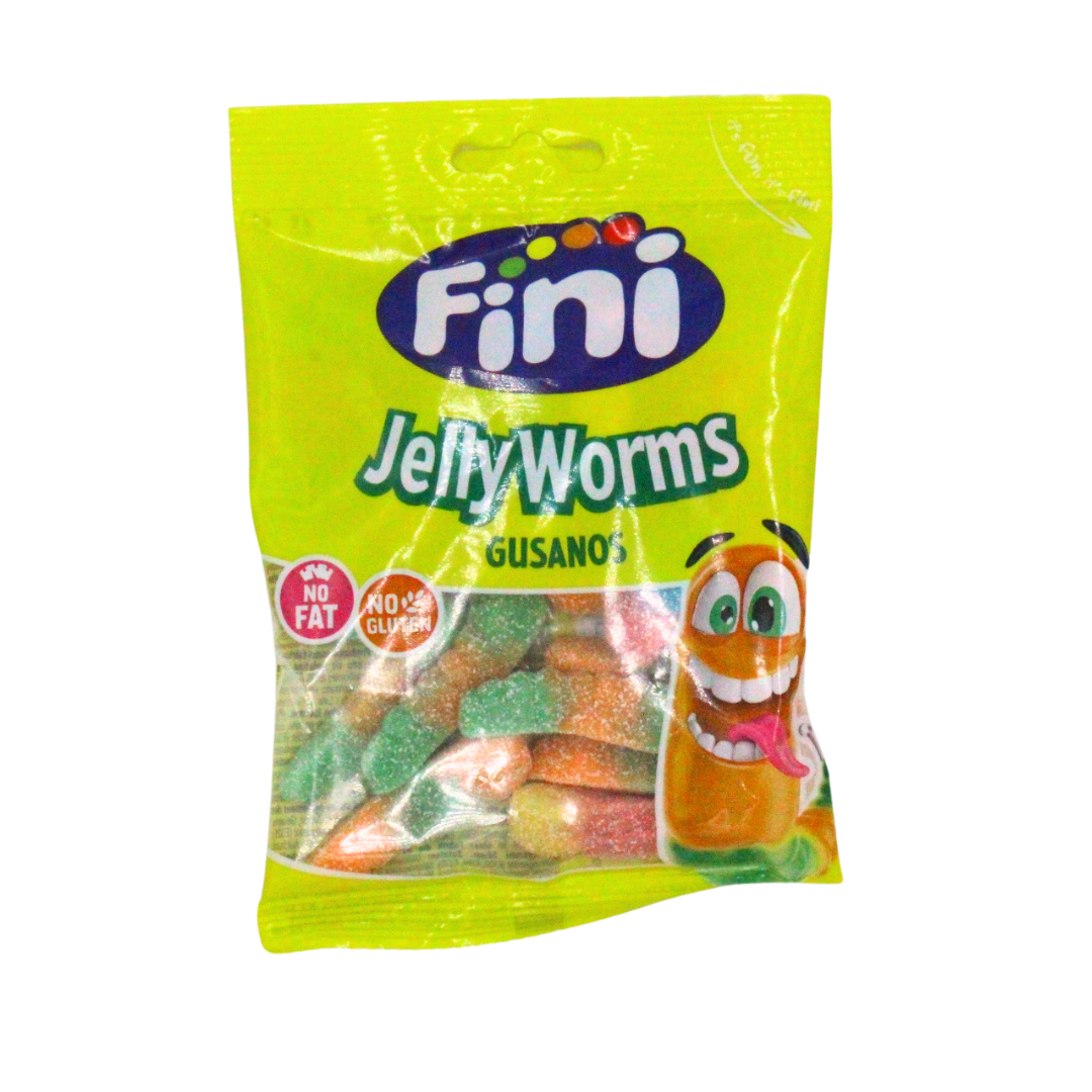 69 (1) Gumene bombone Jelly Worms ,100g Fini - Image 1