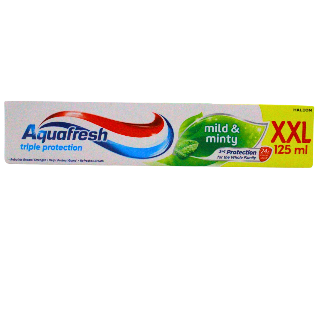 77 Pasta za zube Aquafresh mild & minty 125 ml - Image 1