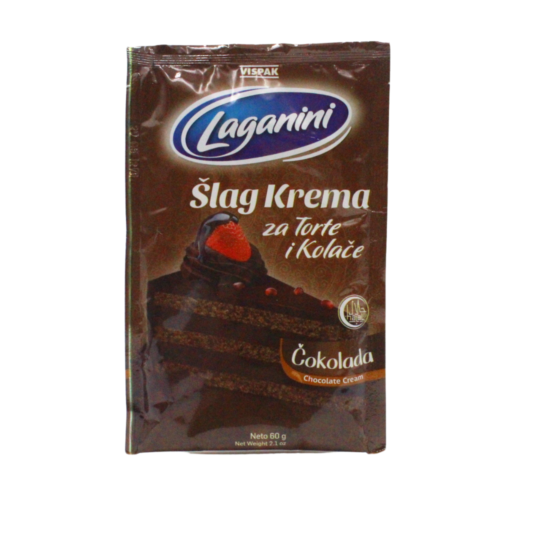 94 (1) Šlag krema čokolada Vispak 60g - Image 1