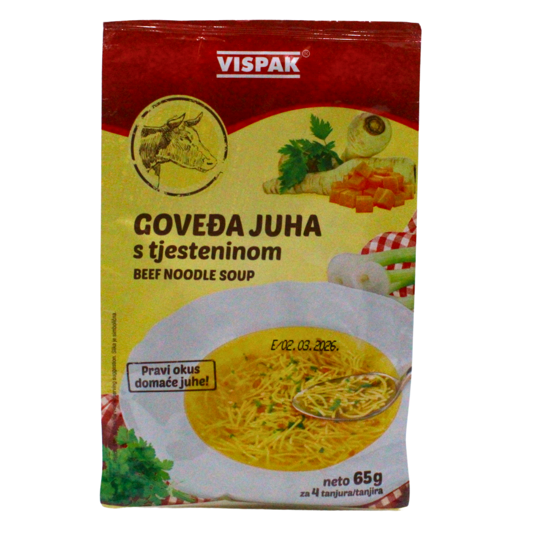 thumbnail (5) Goveđa juha sa tjesteninom 65g Vispak - Image 1