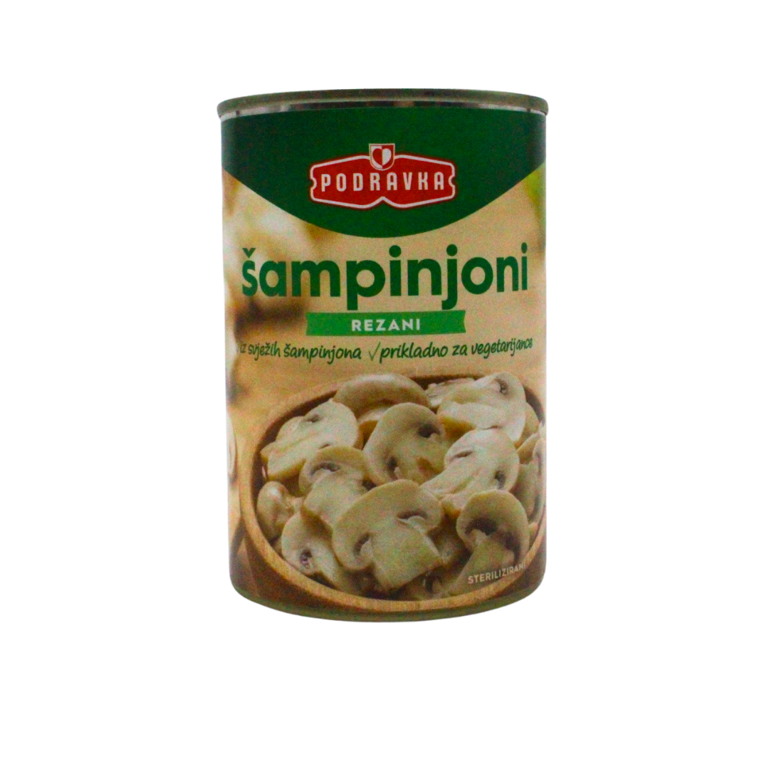 thumbnail Šampinjoni rezani 400g Podravka - Image 1