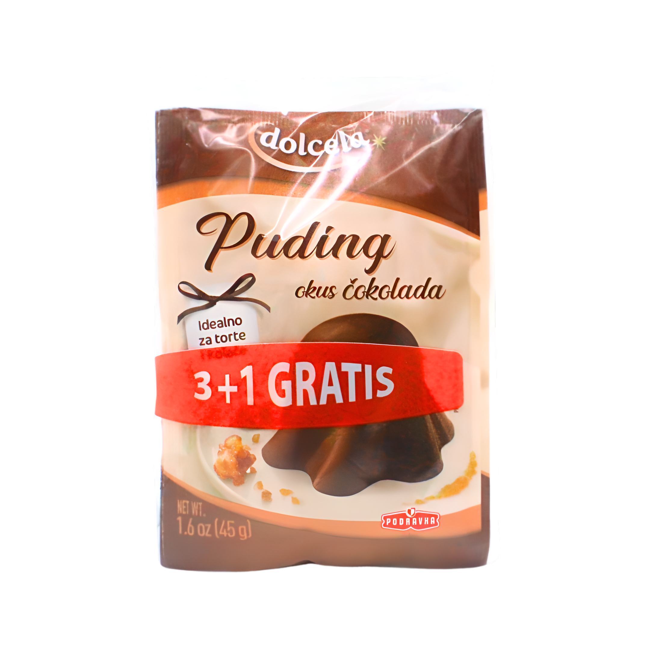 140 Puding u prahu čokolada 3+1 Dolcela - Image 1