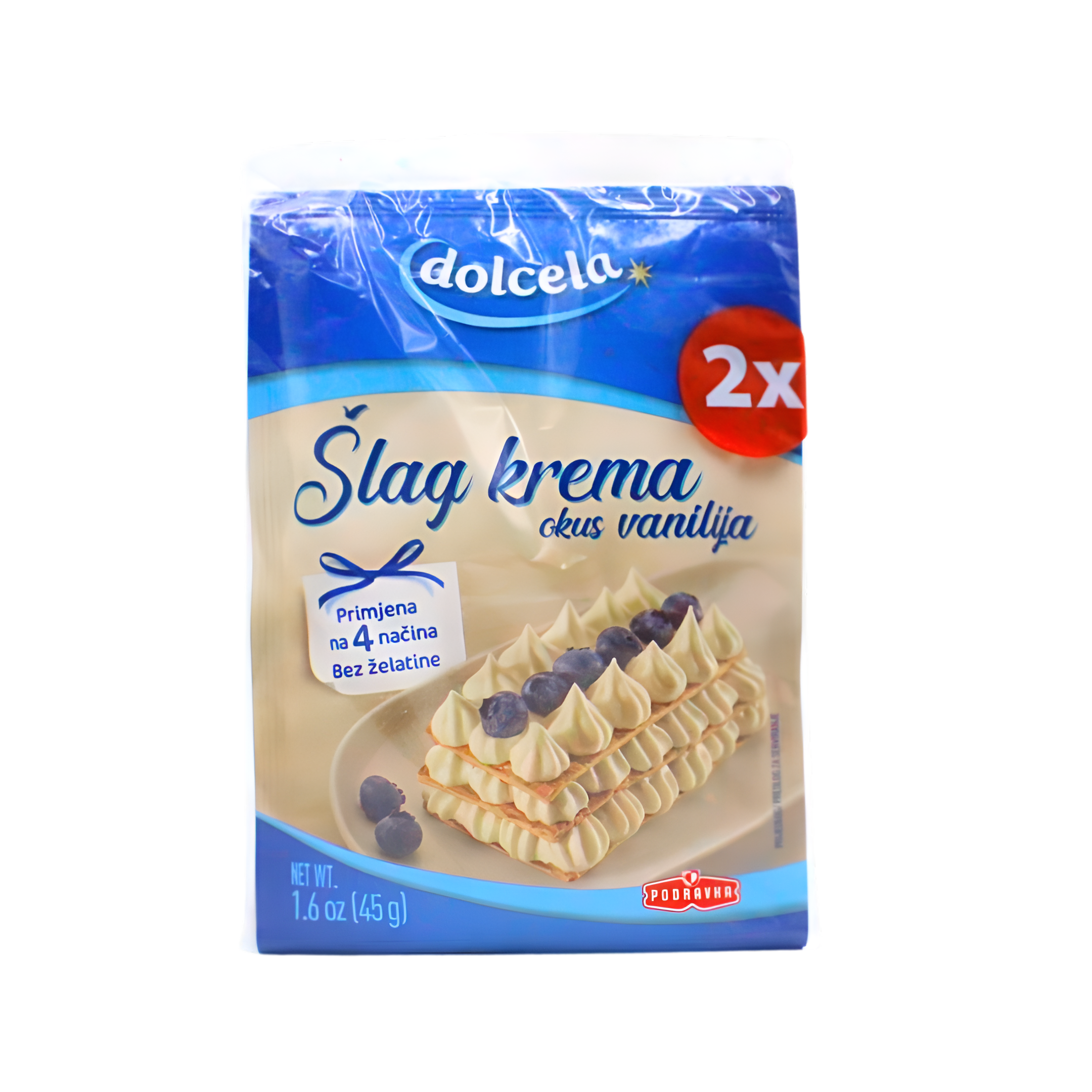 143 Šlag krema vanilija 2/1 Dolcela - Image 1