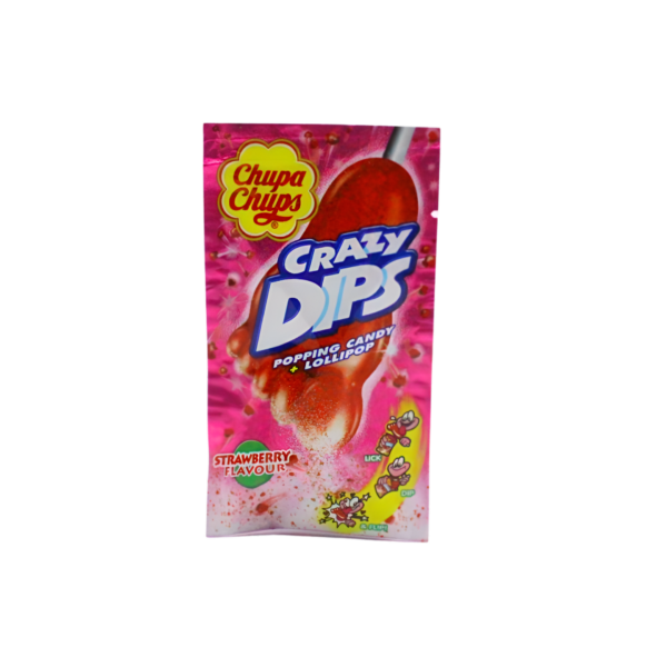 Lizalo Crazy Dips okus jagoda 14g