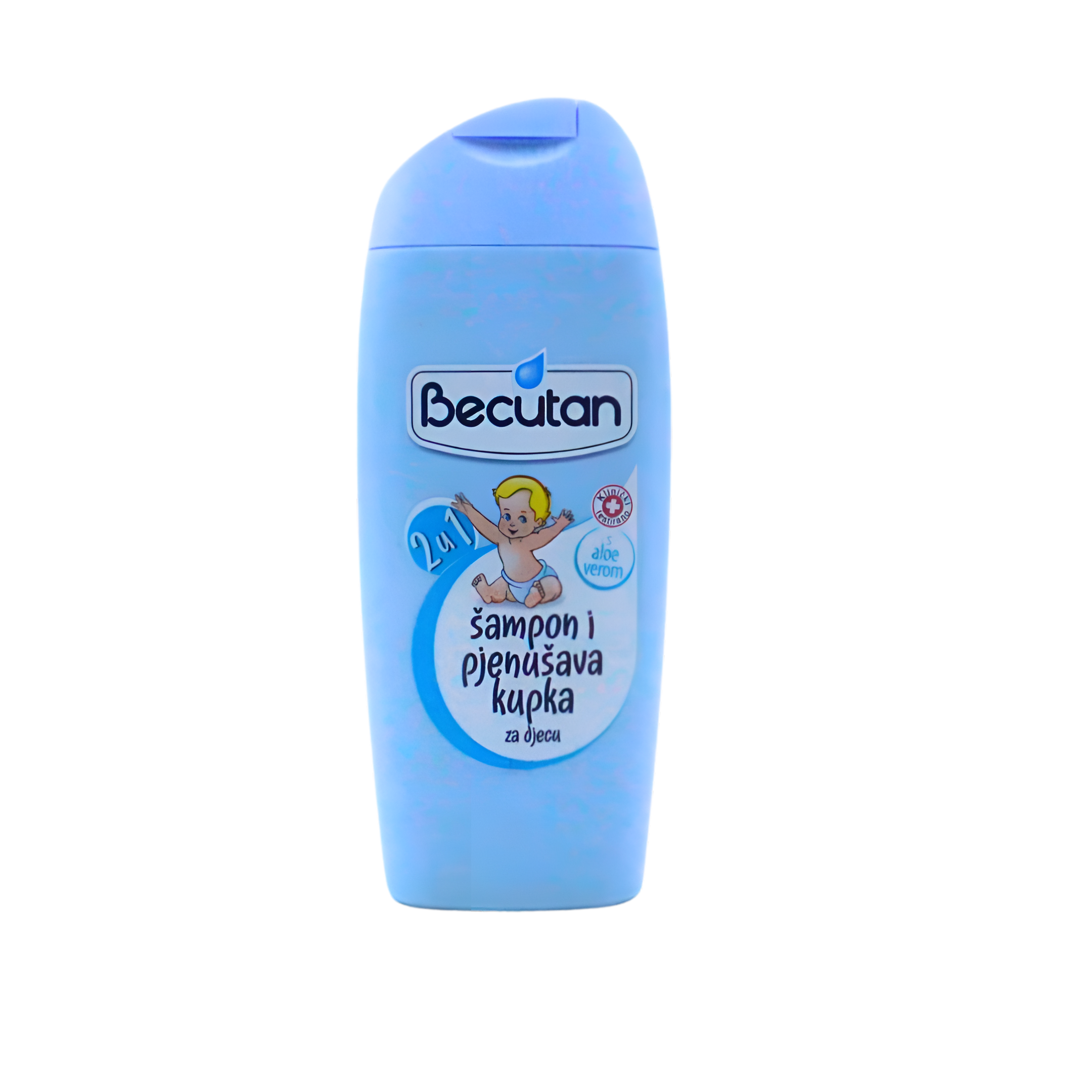 412-1 Šampon 2u1 i pjenušava kupka-aloe vera, 200ml Becutan - Image 1