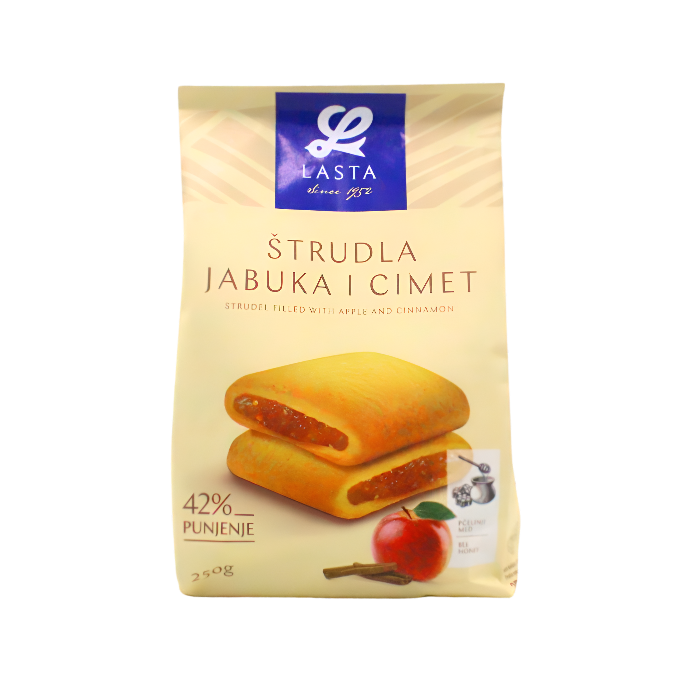 417-1 Lasta štrudla jabuka i cimet 250g - Image 1