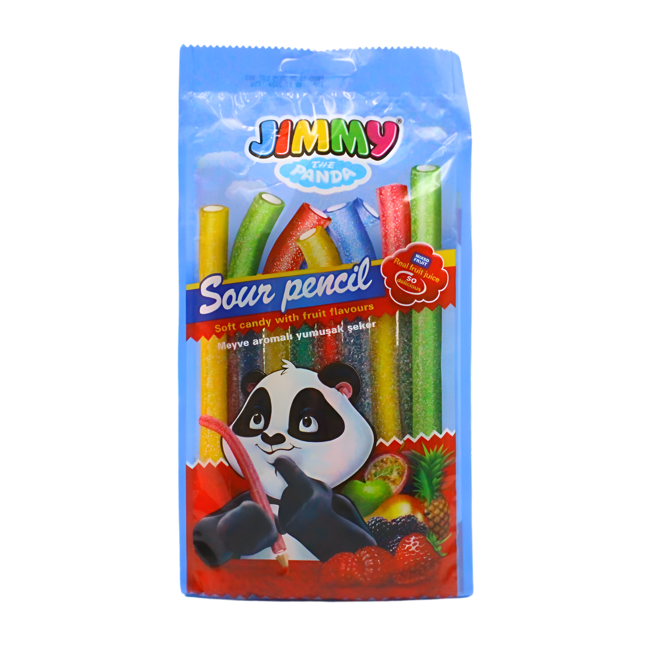 439-1 Gumene bombone Sour Pencil Jimmy 80g - Image 1