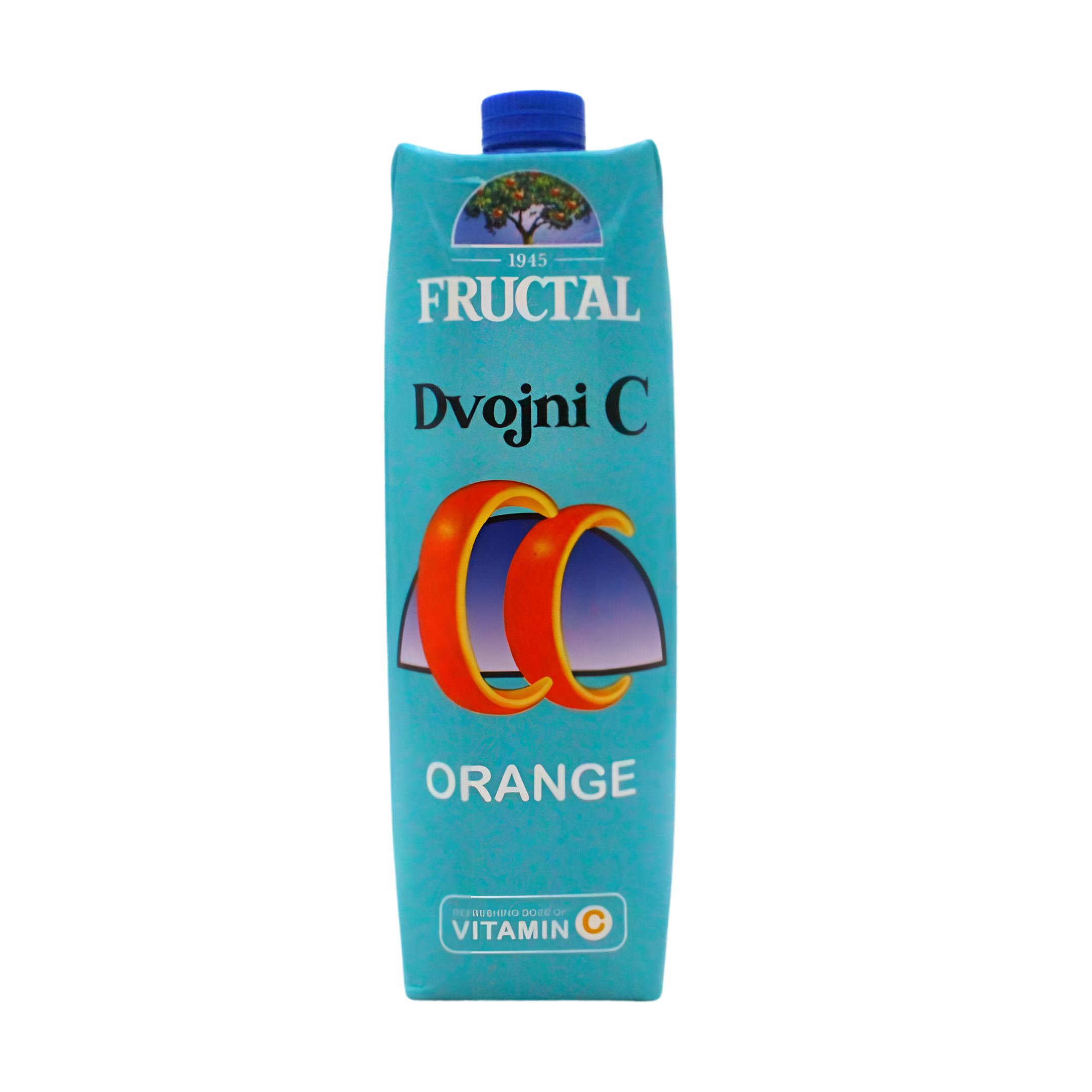 401-1 Sok dvojni C narandža 1l Fructal - Image 1