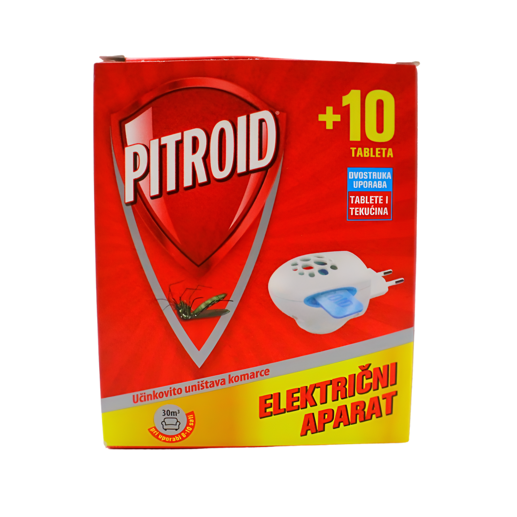 483-1 Pitroid električni aparat +10 tableta protiv komaraca - Image 1