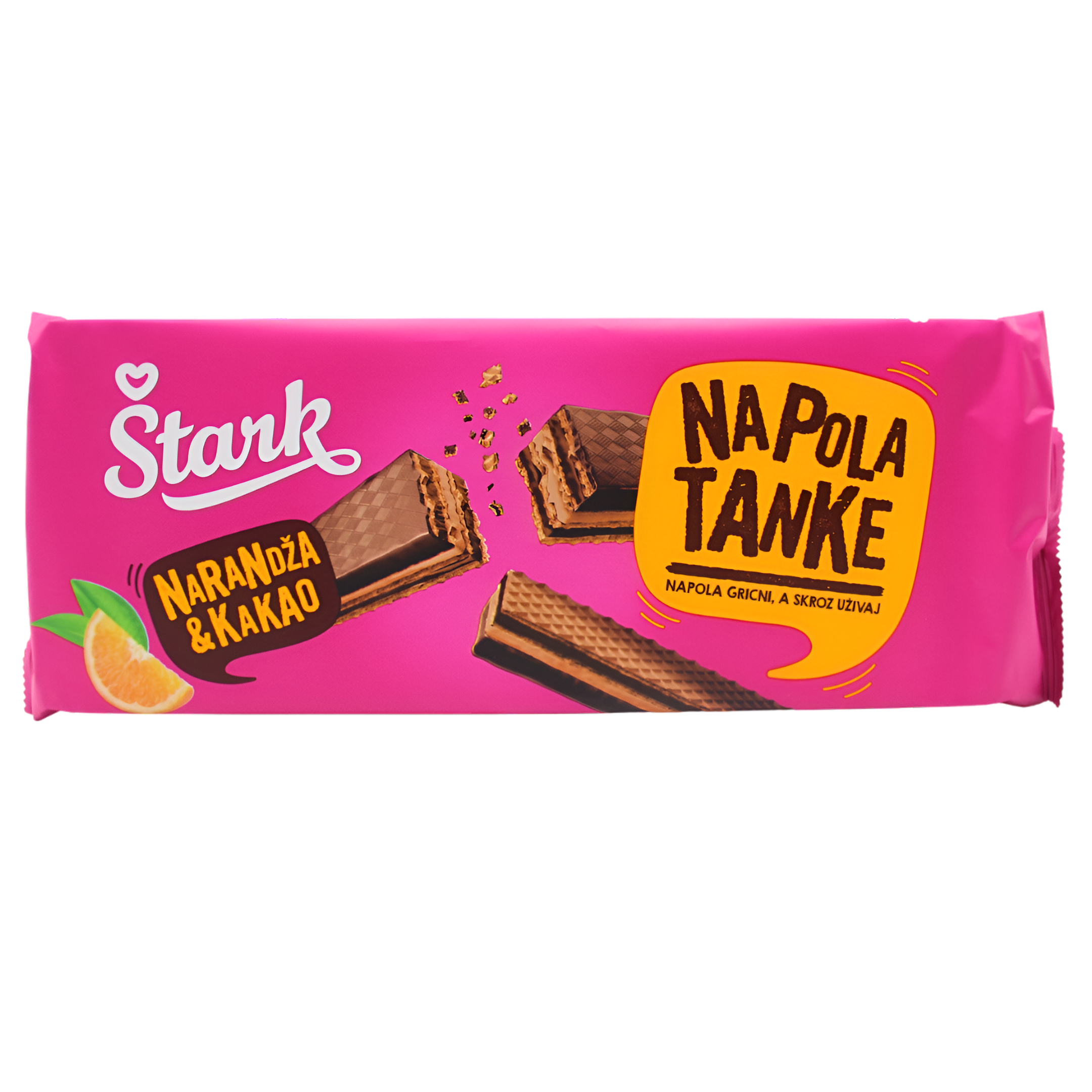 490-1 (1) Napolitanke narandža-kakao 130g - Image 1