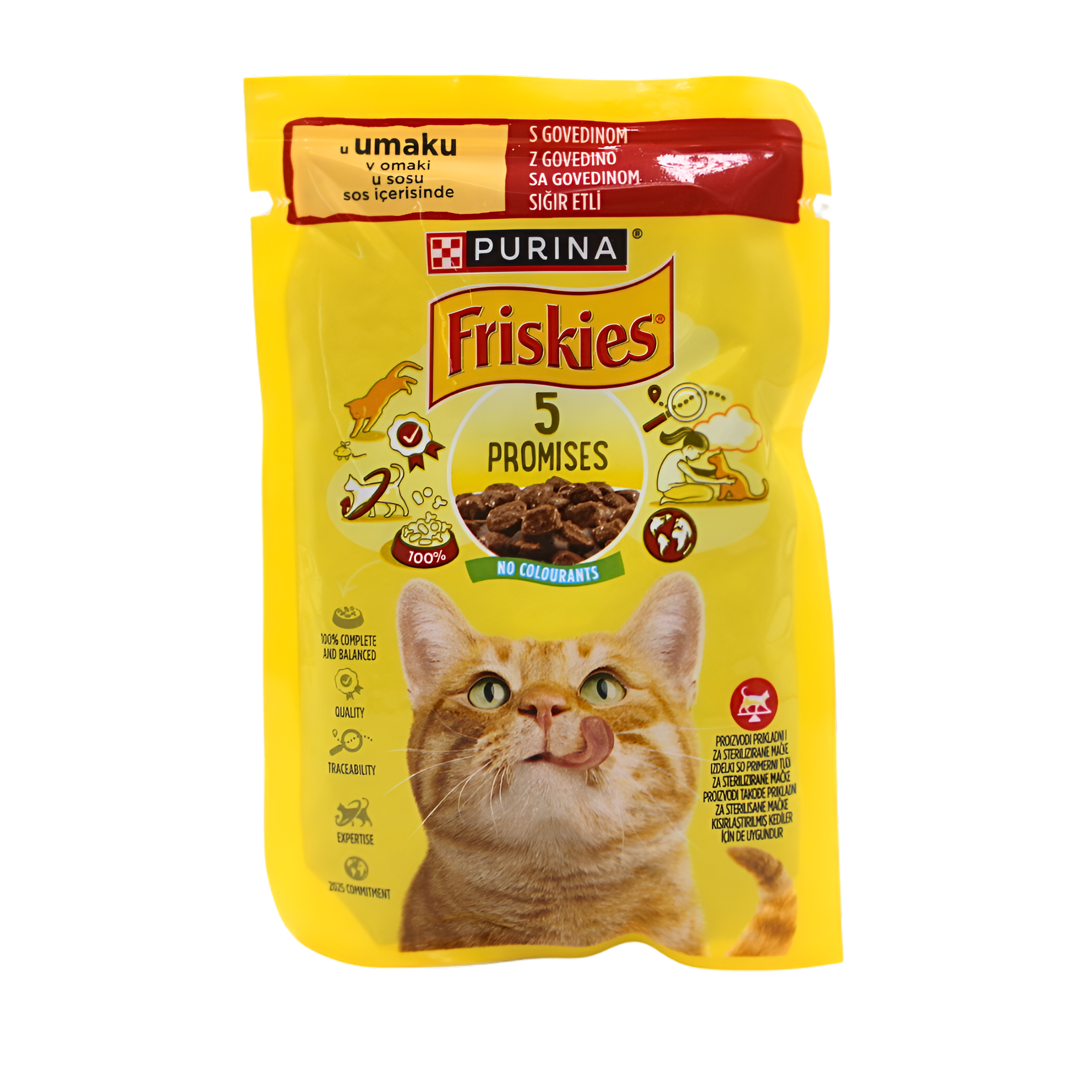 491-1 Hrana za mačke govedina 85g Friskies - Image 1