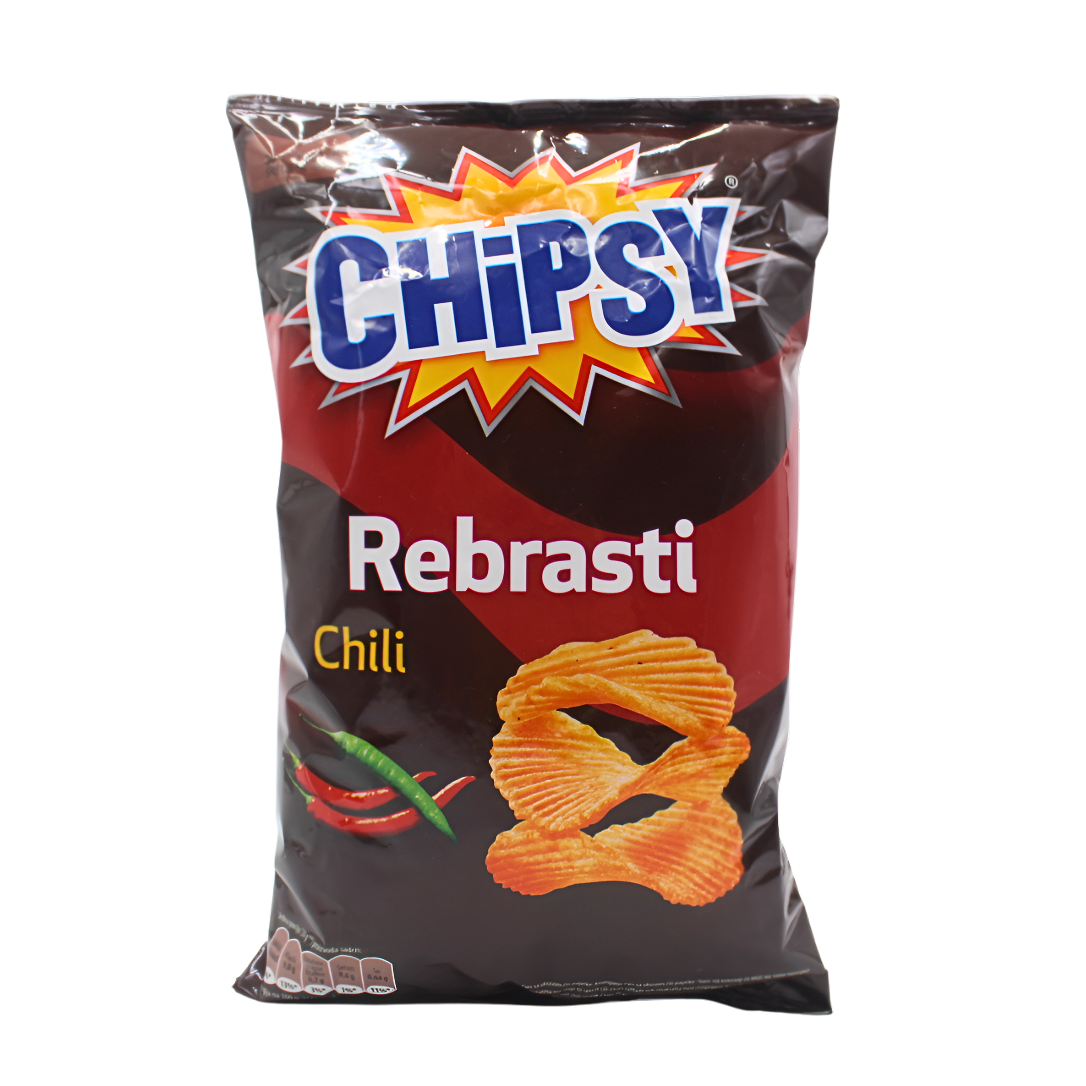 495-1 Čips rebrasti chili 140g - Image 1