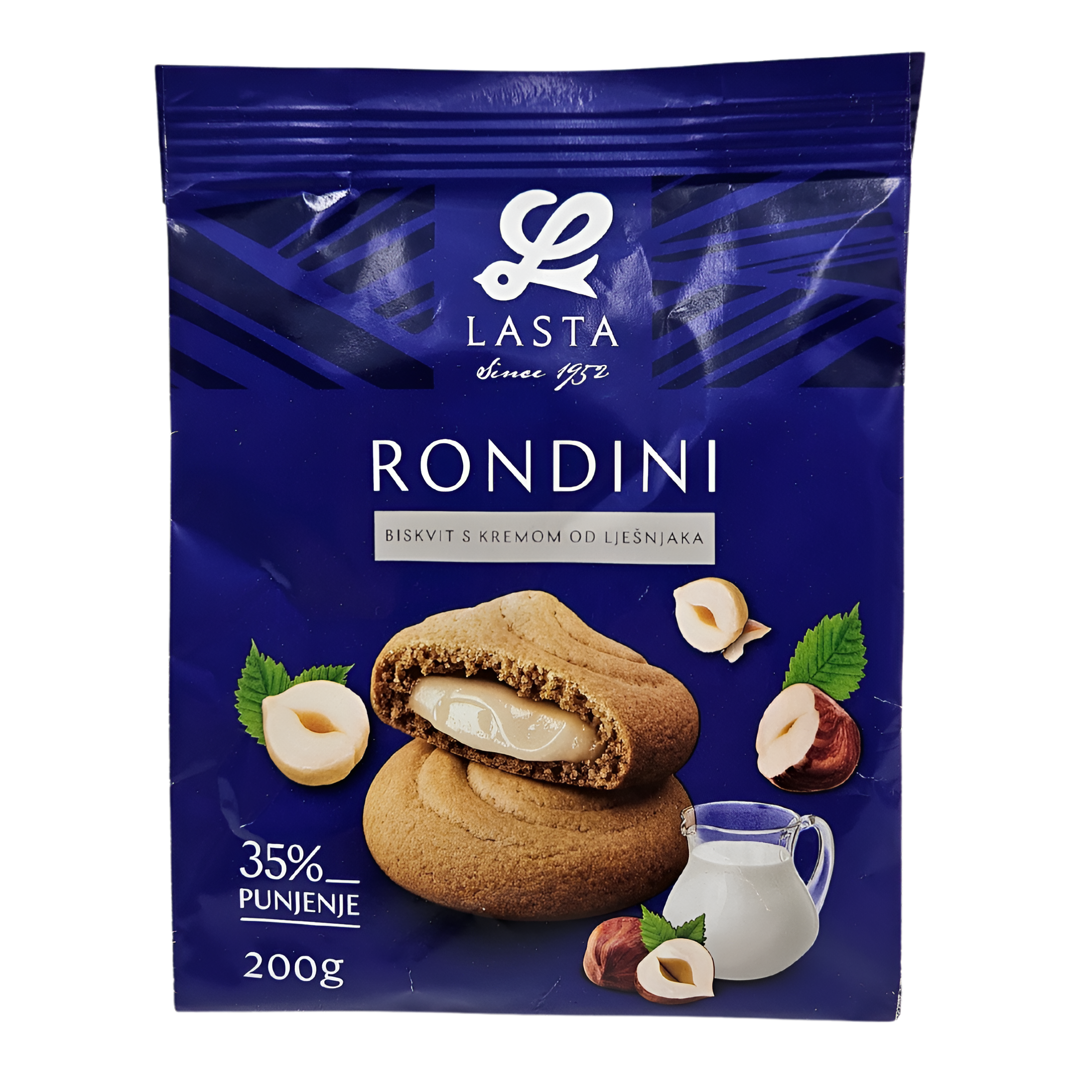 65-1 Lasta Rondini biskvit s kremom od lješnjaka-200g, - Image 1