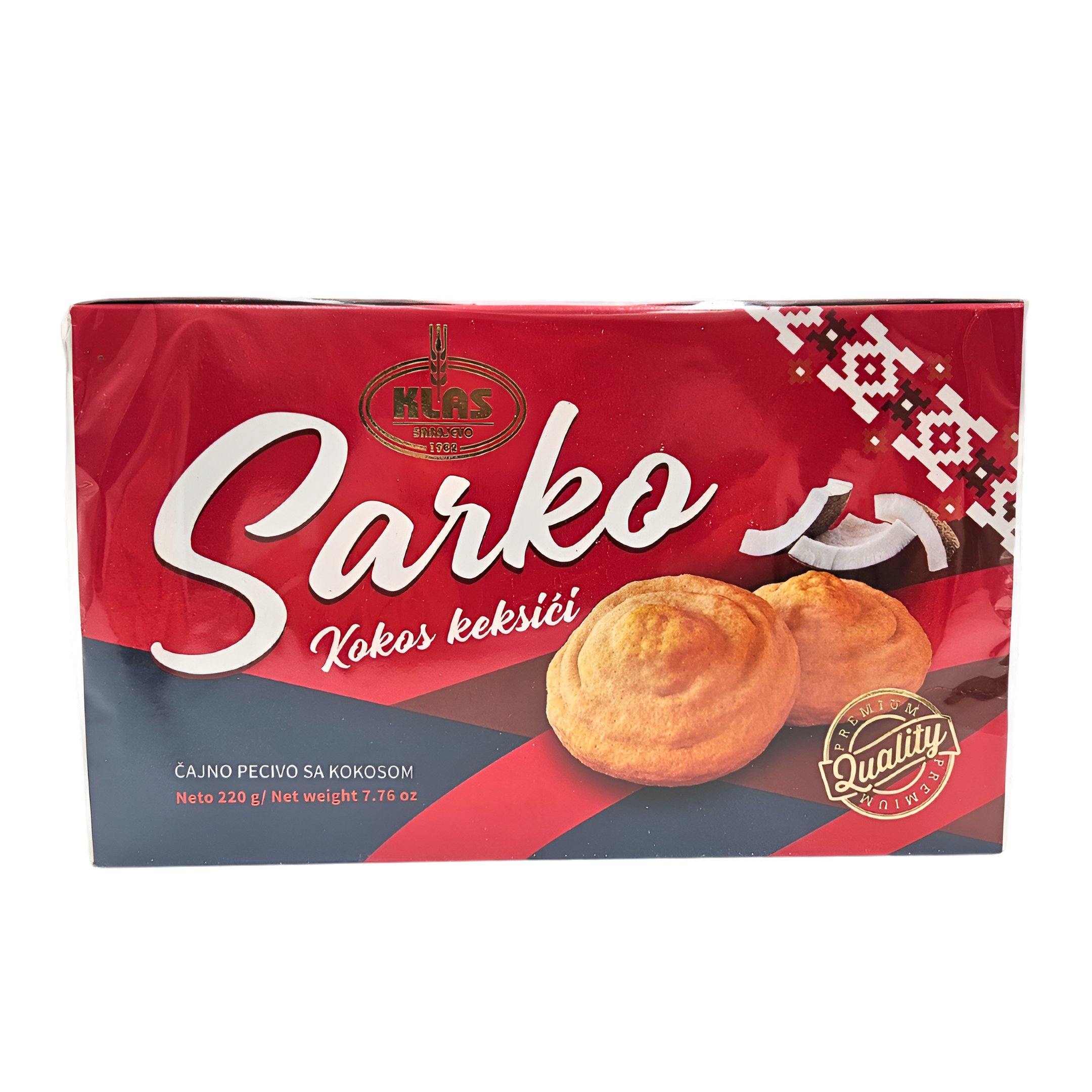 83 Čajno pecivo sa kokosom-Sarko 220g,Klas - Image 1