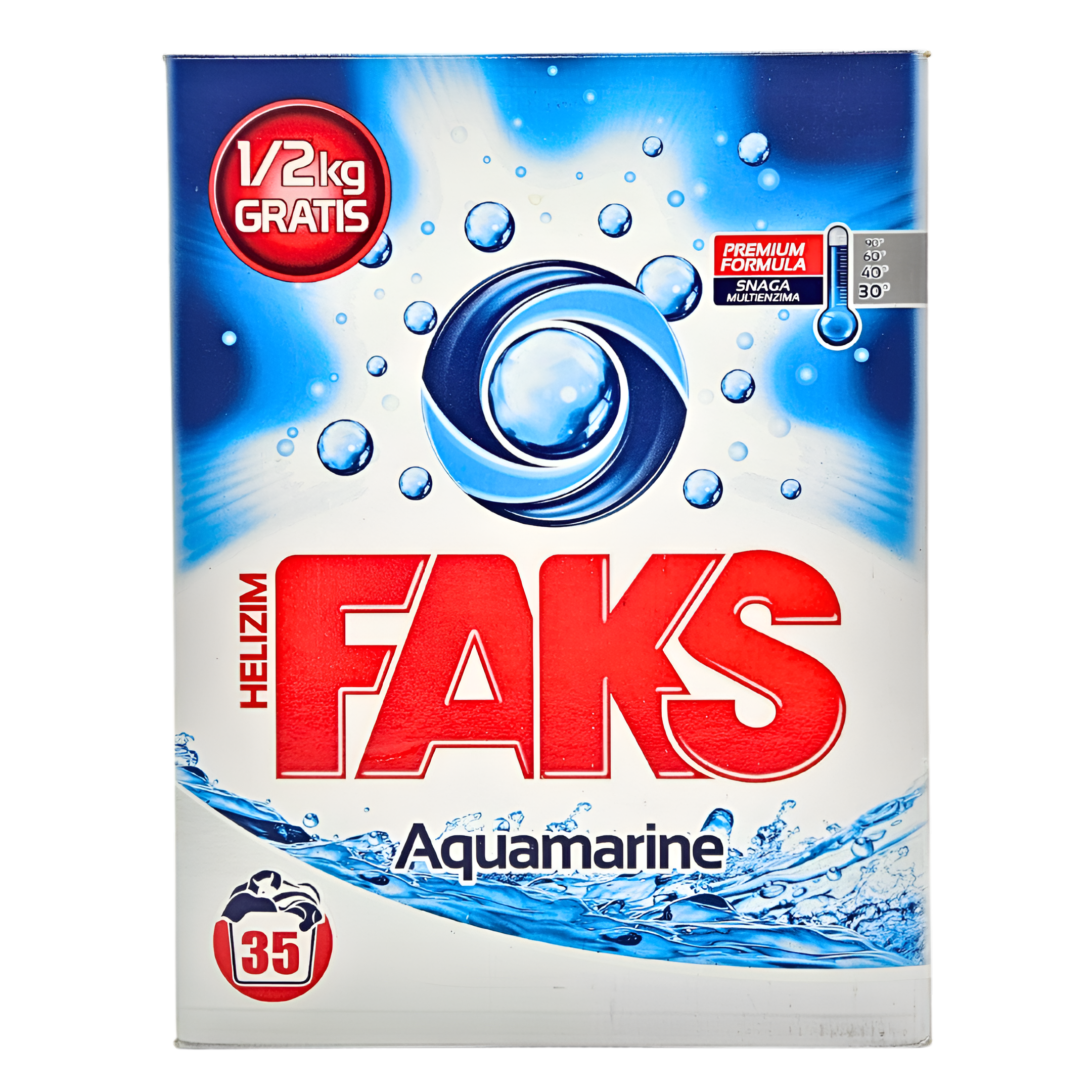 167-1 Deterdžent za veš Faks Aquamarine 3,5kg - Image 1