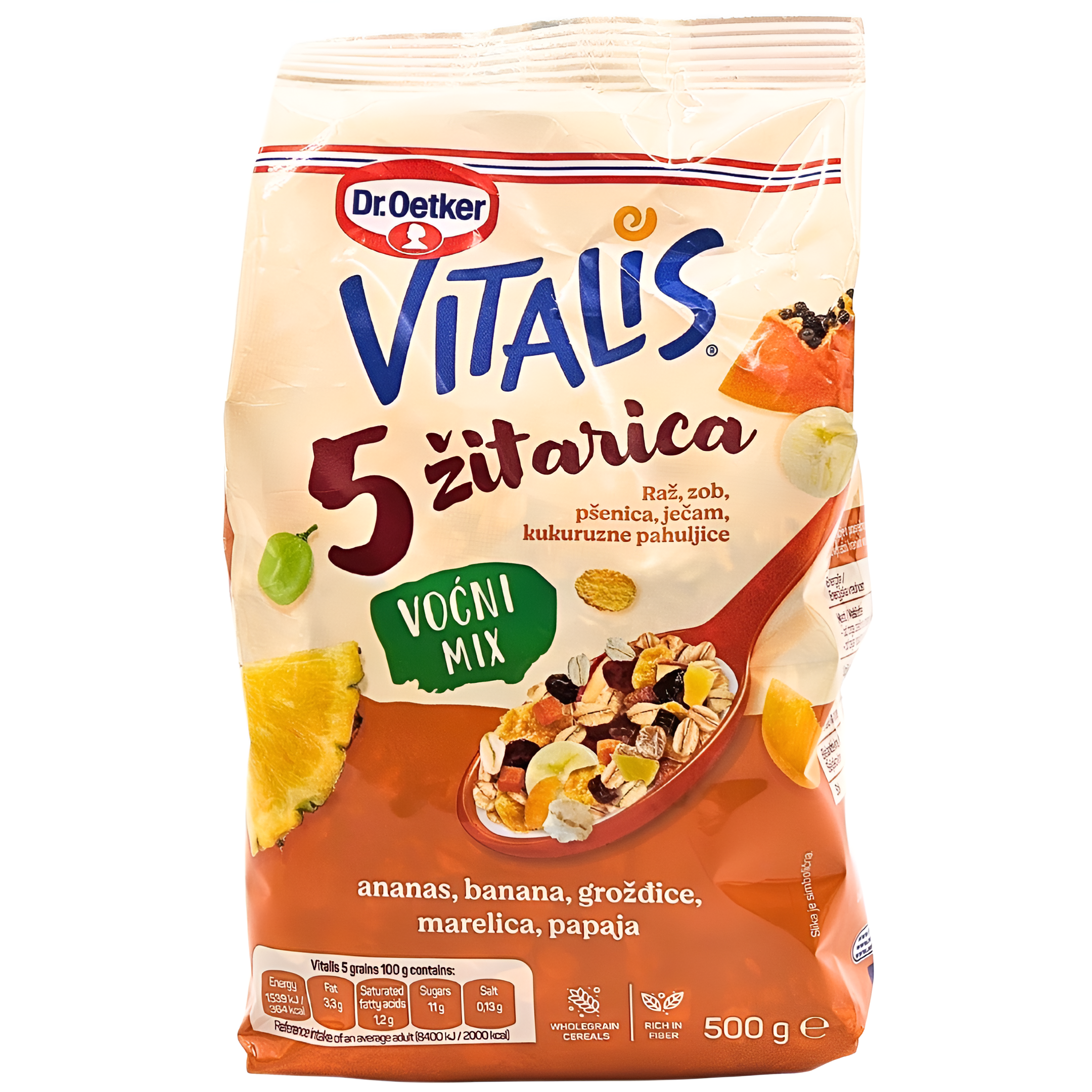 222-1 Žitarice voćni mix 500 g Vitalis - Image 1
