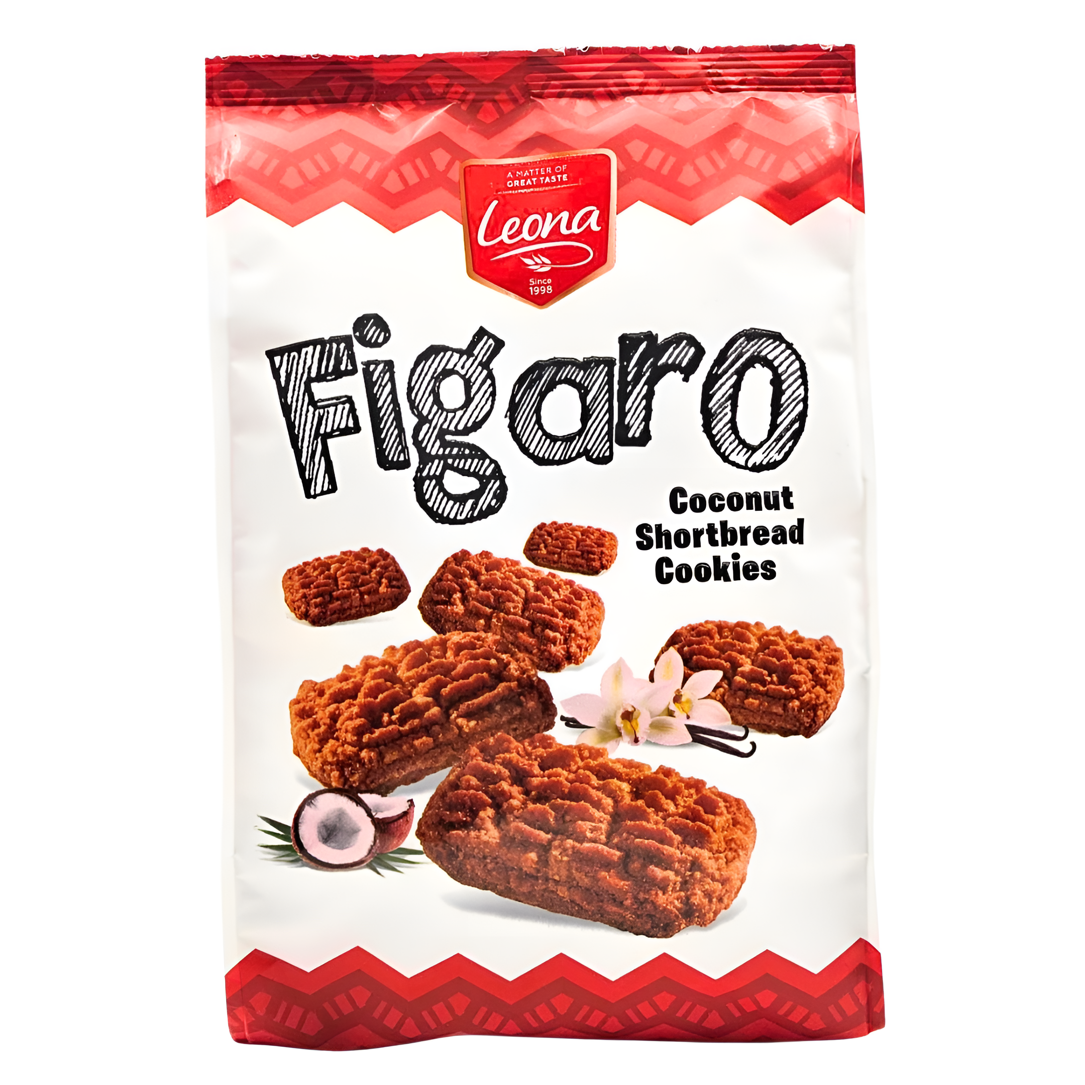 264 Keks Figaro kakao-kokos 300 g Leona - Image 1