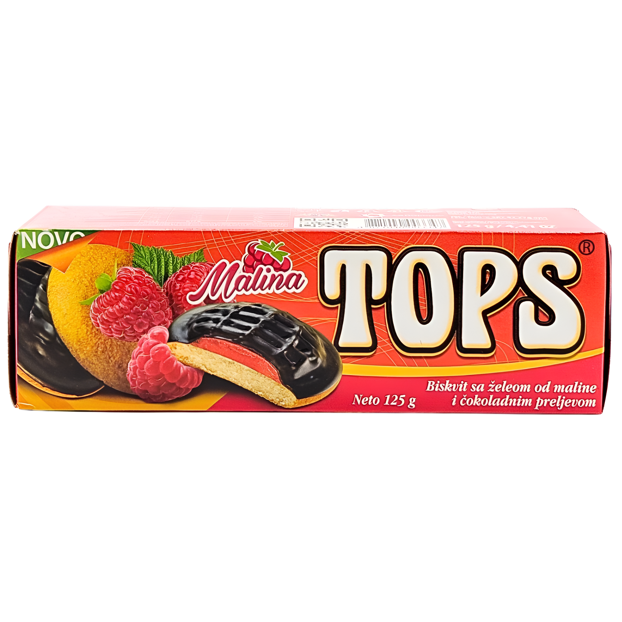 271 Tops okus malina 125 g Agrokomerc - Image 1