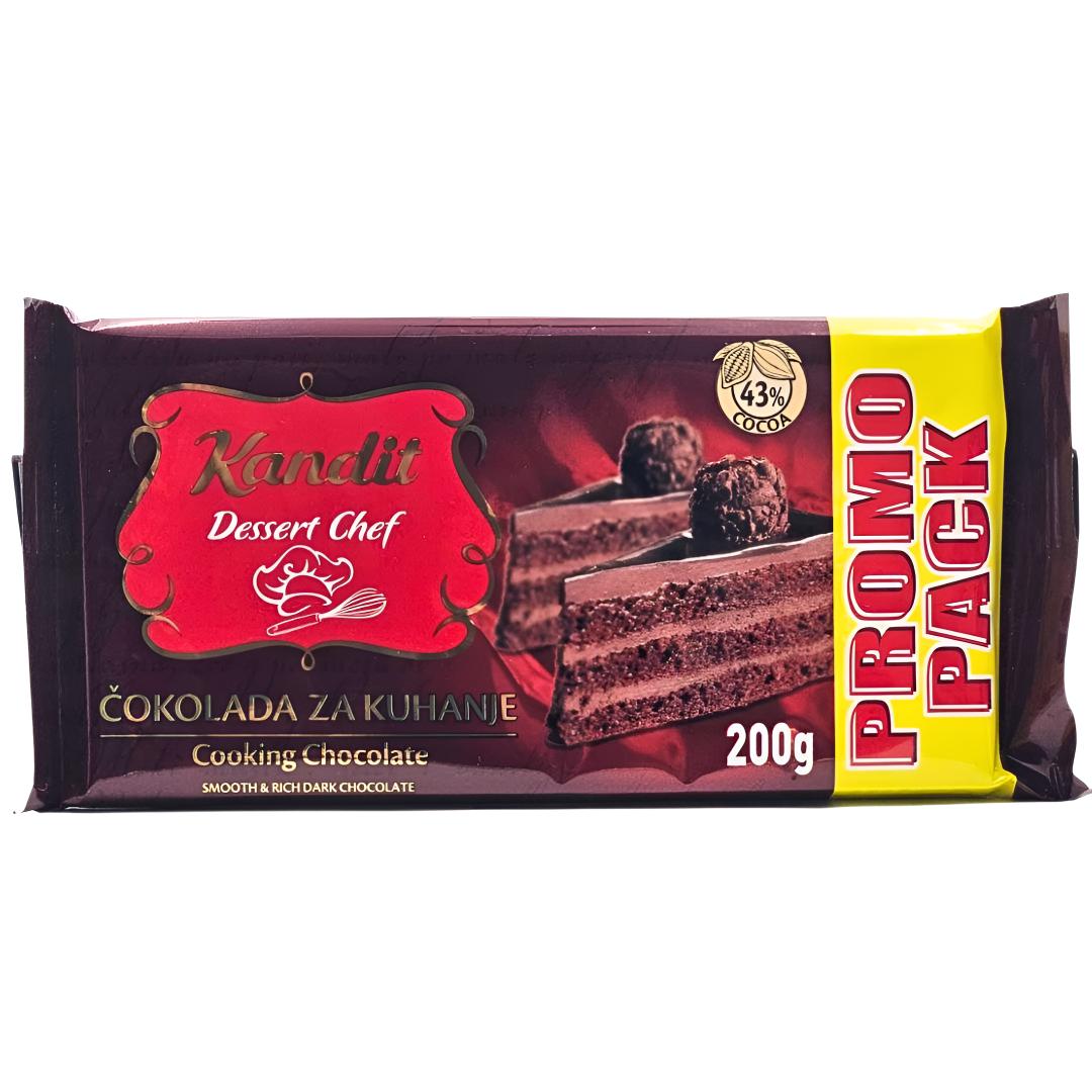 slika 16 Čokolada za kuhanje 200 g Kandit - Image 1